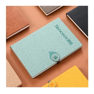 School Notebooks 2026 Agenda Wholesale Custom Business Planner Hard Cover A5 PU Leather Journal Notepad Gift Sewing Binding