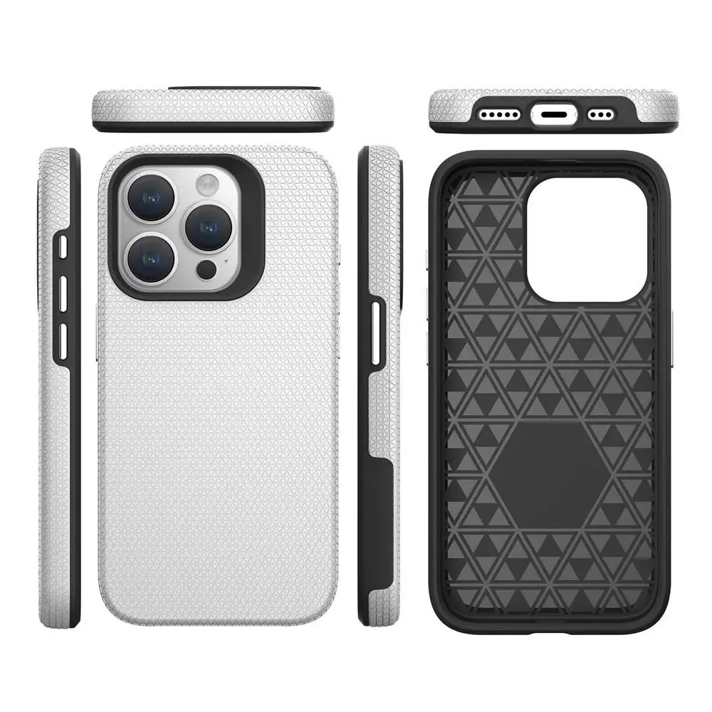 product customizable 3d heat sublimation shockproof 2 in 1 mobile phone case for iphone 16 pro max  17 pro removable  acceptable-2