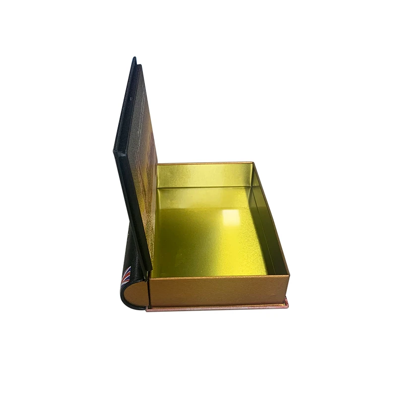 Book Shape Tin Box