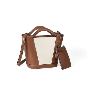 China Custom Fashion Ladies Purses Handbags Design Shoulder Crossbody Bags Large Capacity Bucket Tote Bag for Women