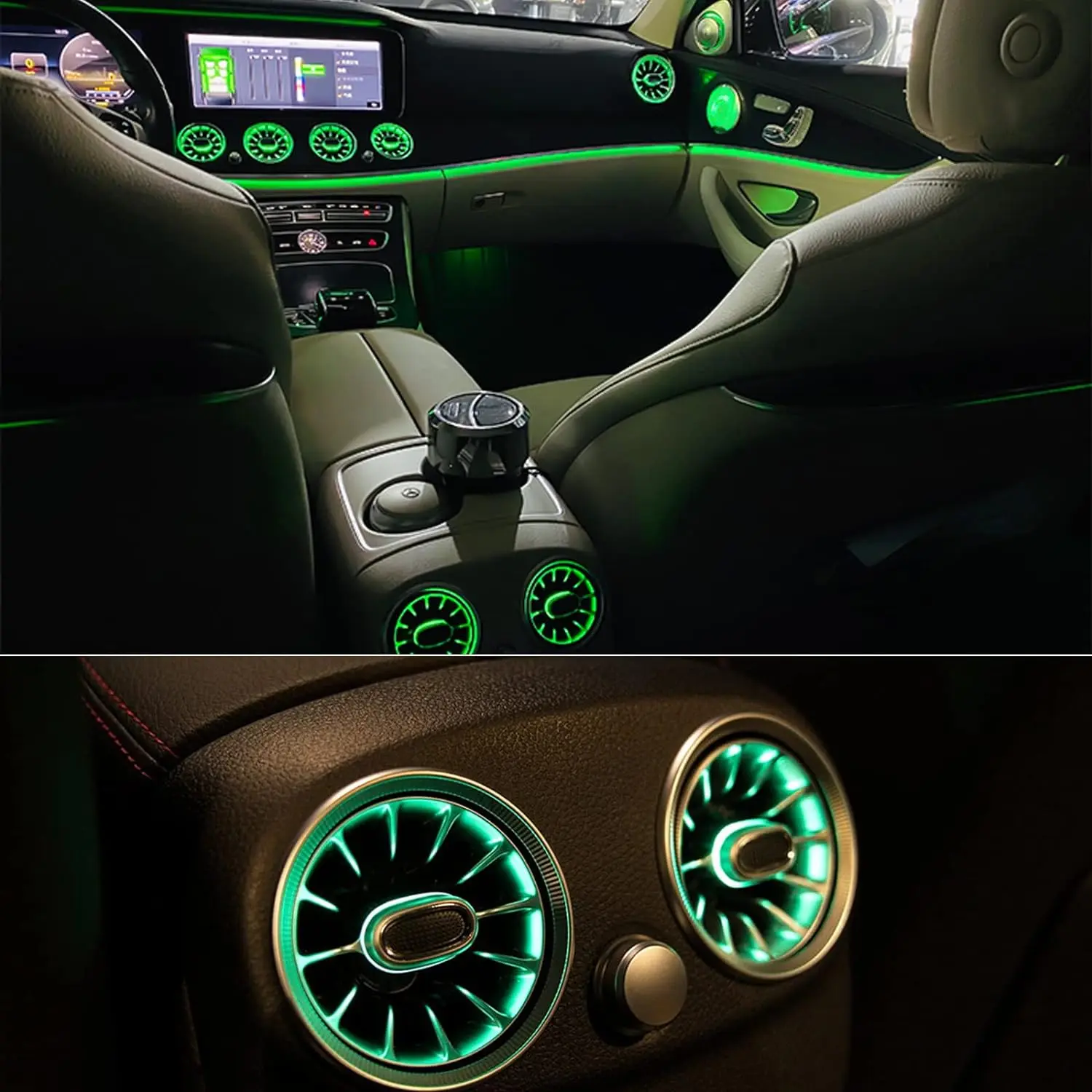 W213オートライティングシステム雰囲気ライト車内アンビエントライト5