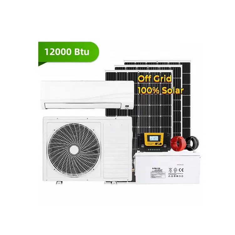 Zraco 12000btu Solar Inverter Energy Home System Wall Split Off Grid ...