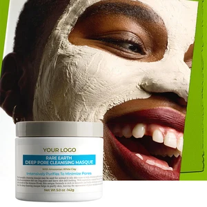 Jojoba Oil Infused Amazonian White Mud Mask Stick Herbal Face Treatment for All Skin Types Nourishing & Brightening Clay Sheet