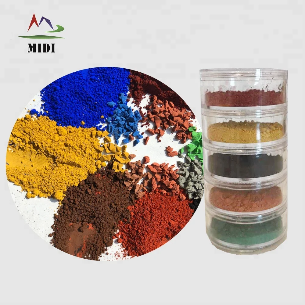 Natural Iron Oxide Ferric Oxide Fe2O3 Color Powder Pigment for Coatings Leather Mica Ceramic Ceramic Pigment Powder