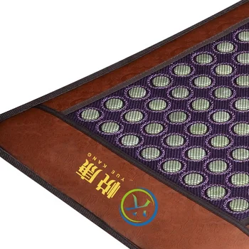 Korea Heated Massage Bed Mattress Heating Stone Far Infrared Thermal Therapy  Health Germanium Heat Jade Stone Cushion