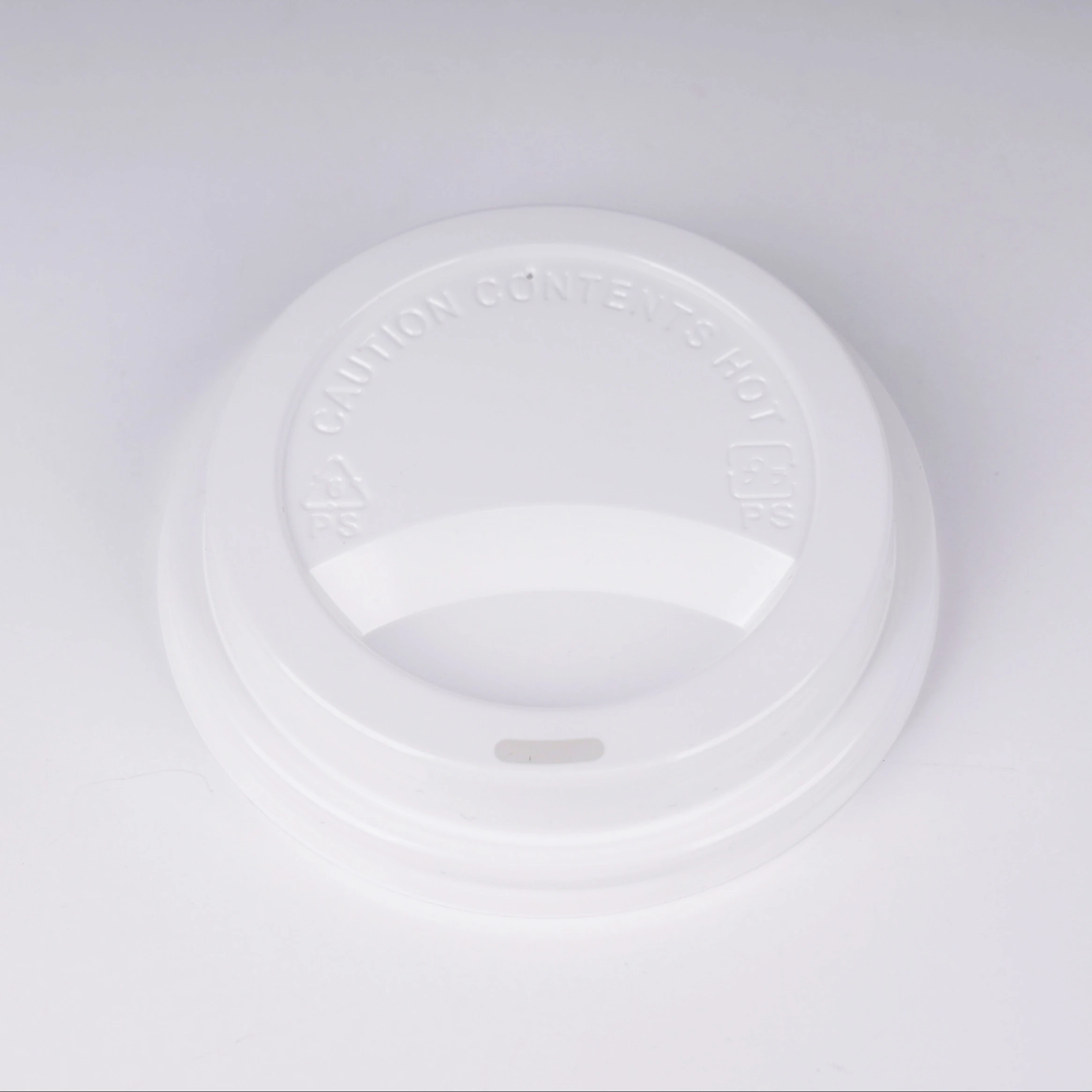 Capac CPLA imprimat cu logo personalizat, vânzare în bloc, capac premium unică folosință pentru ceașcă de hârtie cu orificiu pentru sorbit