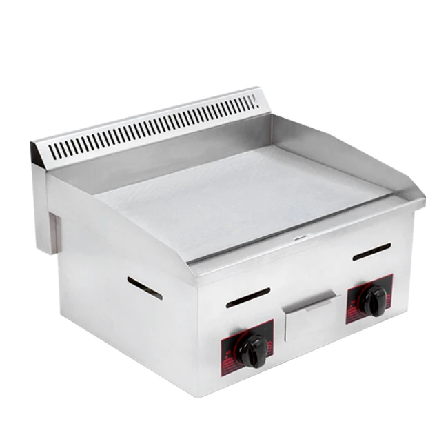 Газовая плита из нержавеющей стали для оладий настольная ресторанов кейтеринга кухни школы утолщенная