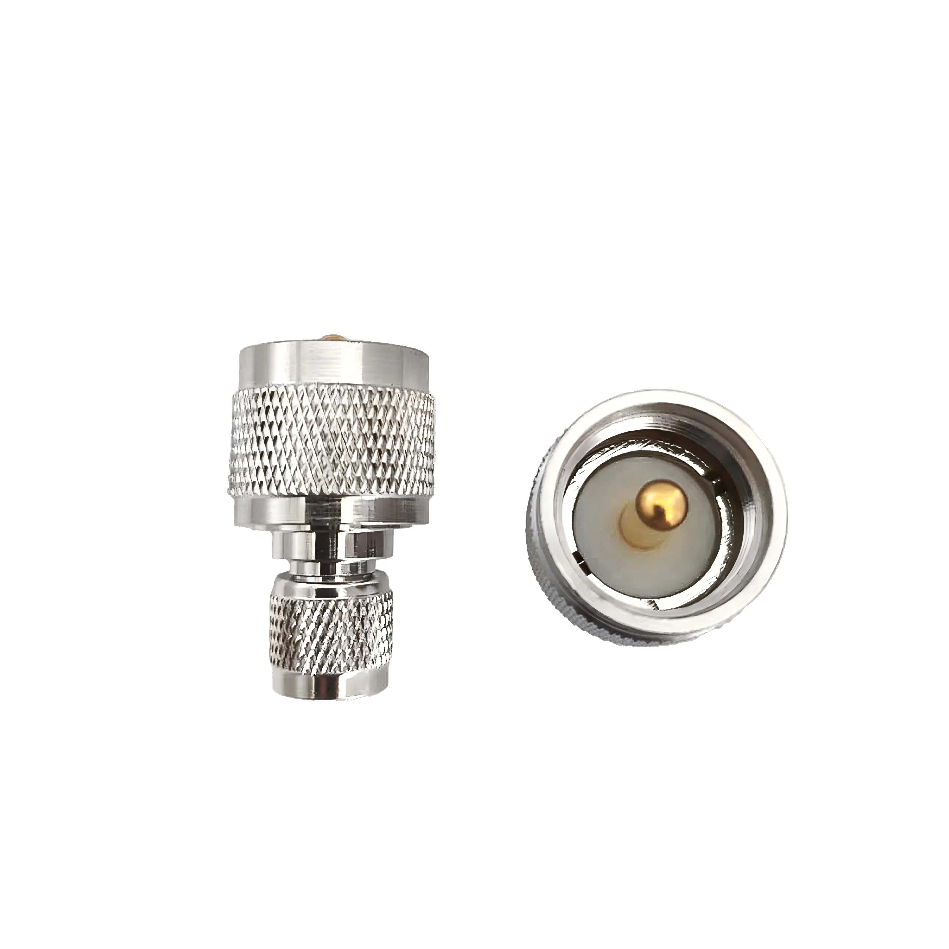uhf jj connector brass mini uhf male to uhf male connector mini uhf to uhf connector-2