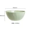 Stone-patterned 8-inch Soup Bowl - Milk Green