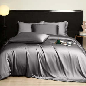 Modern Style 100% Bamboo Fabric Duvet Cover Sheets 1800ct Bamboo Bedding Set with 300t Woven Technique for Beds