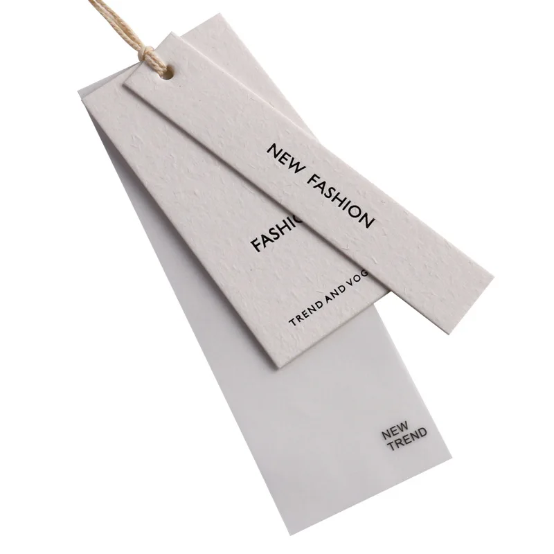 Etiqueta Custom Hang Tag Specialty Paper Butter Paper Texture Clothes