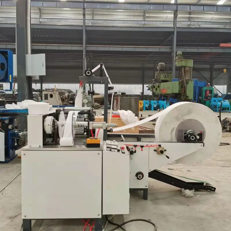 Automatic Small Scale Interfold Cotton Face Paper Towel Making Printing Machine