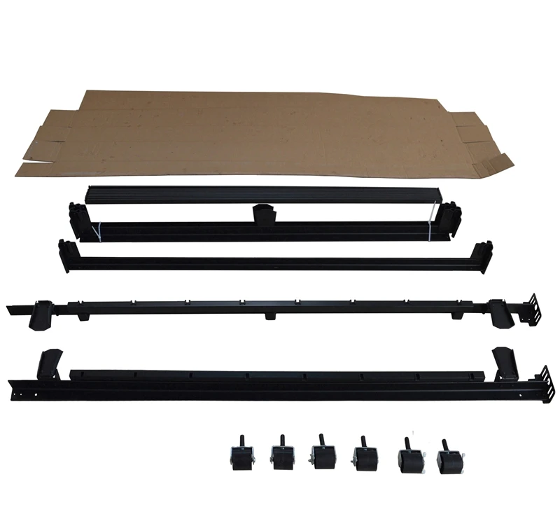 Modern Full Queen King Size Metal Platform Bed Rail Frame With Slats