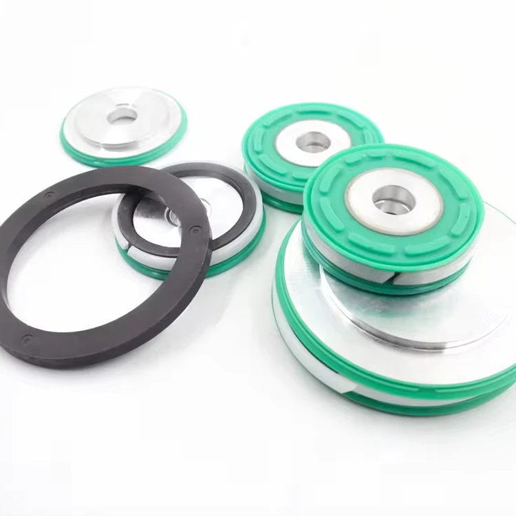Blue Polyurethane KASTAS - K58 MAGNETIC PISTON-DOUBLE ACTING SEAL 30 to 125 MM Cylinder Piston SEAL Kit DSBC DPRS