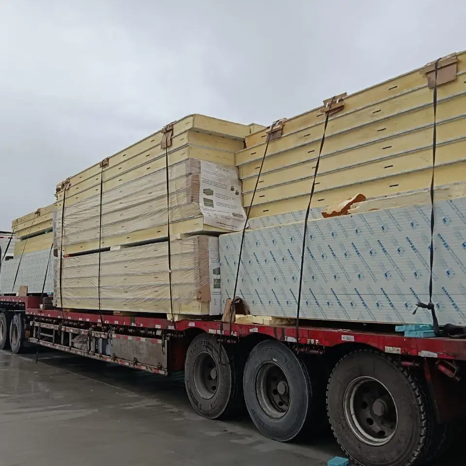 Automatic insulated sliding cold storage doors for frozen food facilities