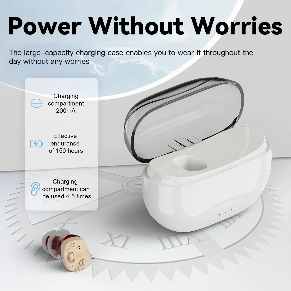Digital CIC Mini Hearing Aids for Seniors Rechargeable Invisible Hearing Amplifier Price List Hearing Aids Manufacturer Cheap
