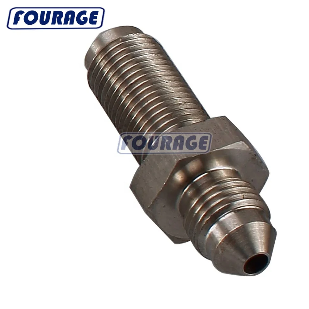 Auto Parts Stainless Steel Bulkhead Brake Fittings Straight An3 Male To ...