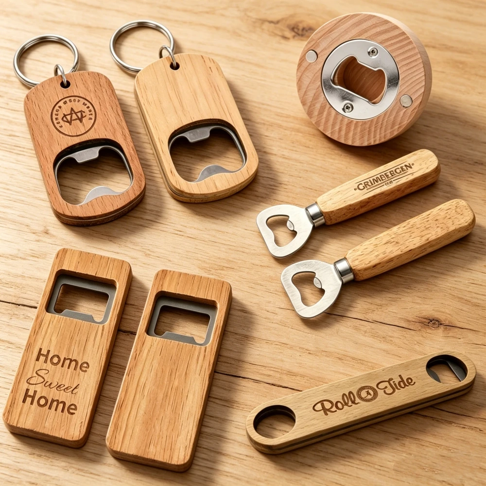 Logo-Anpassbarer Bierflaschenöffner mit Holzgriff für Bar-Geschenk Direkt vom Hersteller Individueller Holz-Flaschenöffner| Alibaba.com