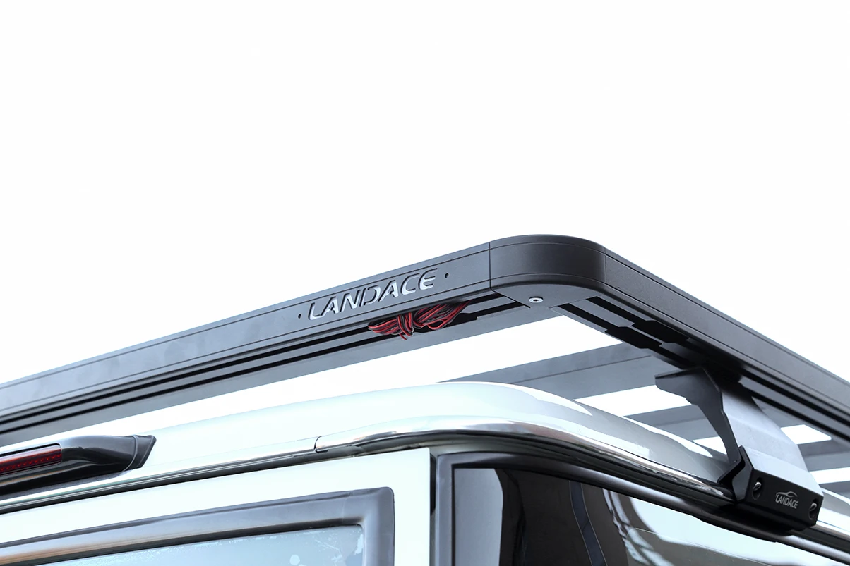 Land Cruiser Lc76 Flat Roof Rail Rack Top Cargo Carrie Aluminum Alloy ...