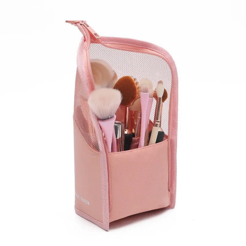 Новый дизайн, Портативный Женский ящик для хранения кистей для макияжа с красивым внешним видом