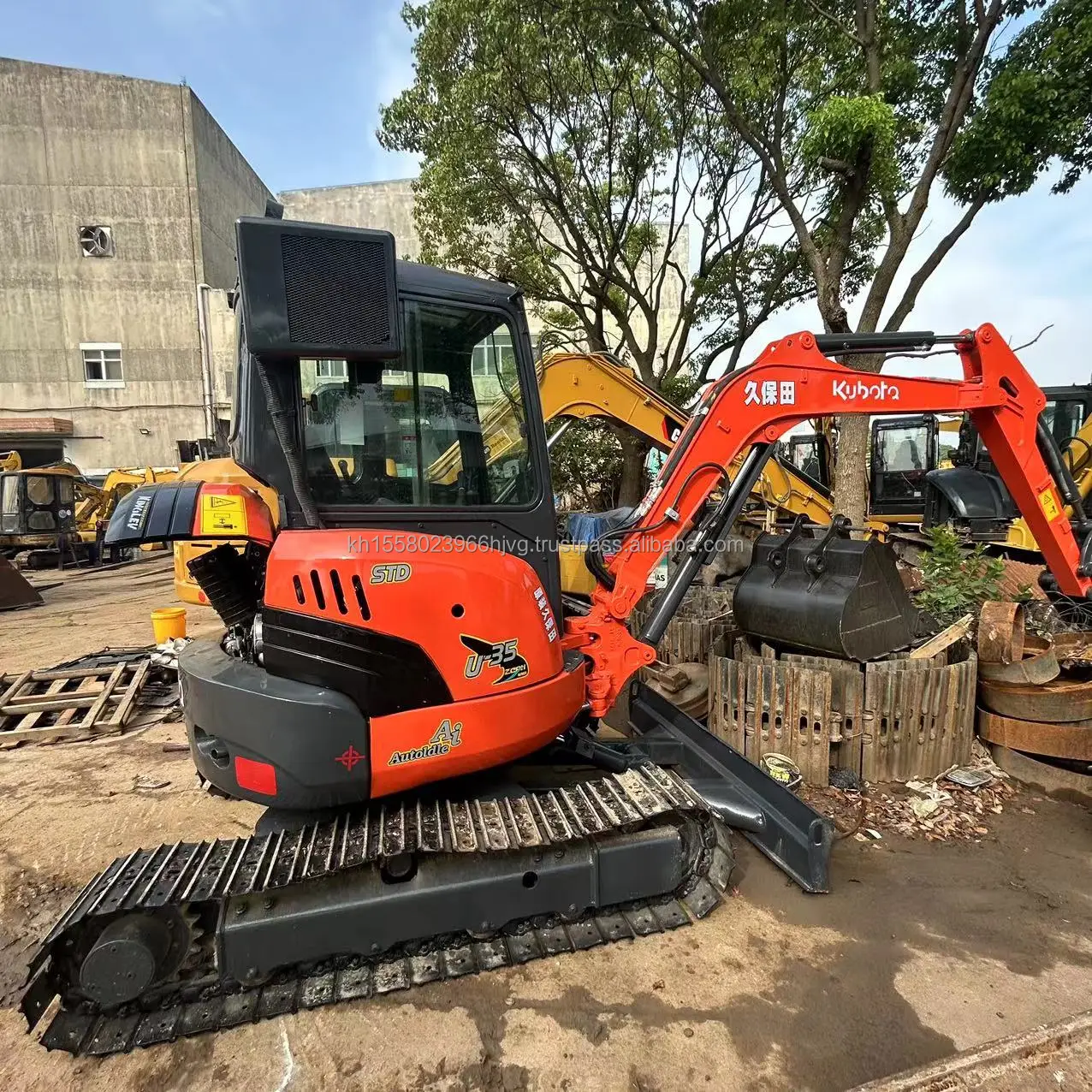 Used 3 Ton Hydraulic Excavator Kubota U35 90% New Hot Sale Second-hand ...