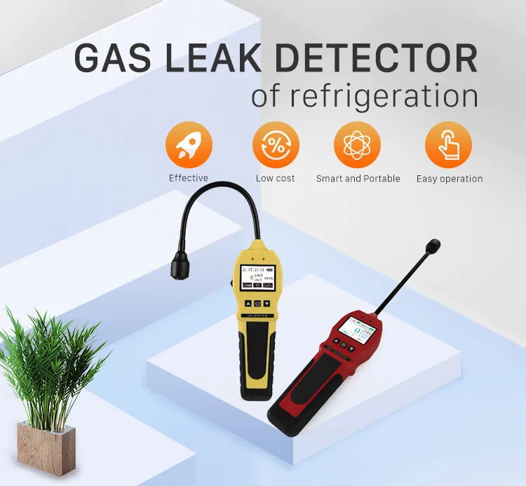 Detector Gas Refrigerant Freon Leak Detector Halogen Refrigeration Ac