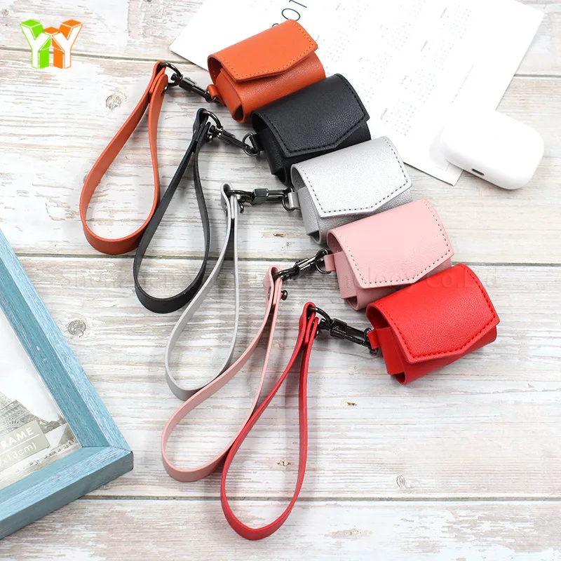 Luxury Leather Earphone Accessories Earbuds Box Protective Ear Phone Case Cover for Airpods 3