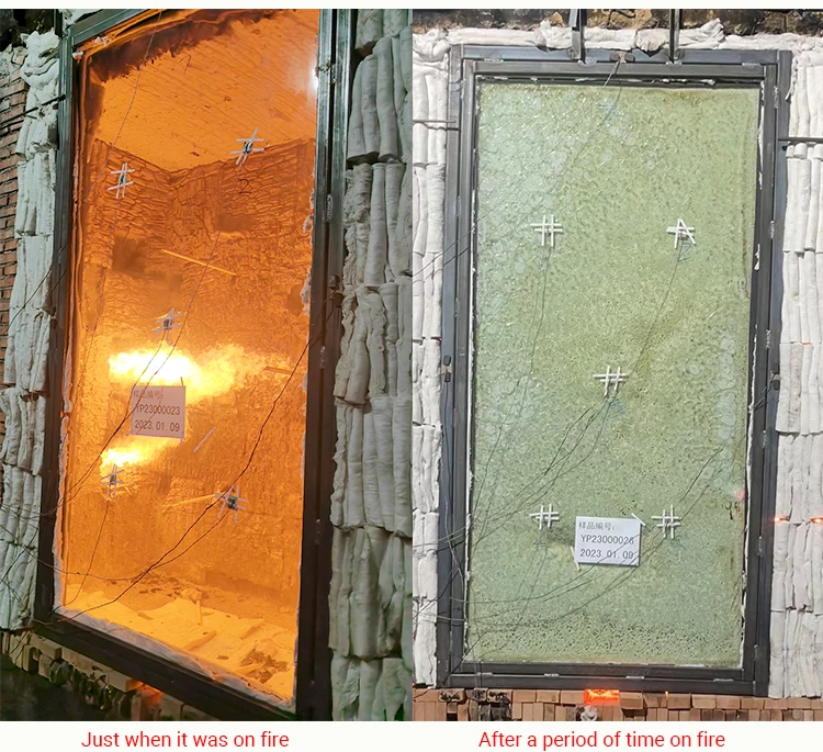 Customizable Fireproof Glass Partition Fire Proof Door Window Fire ...