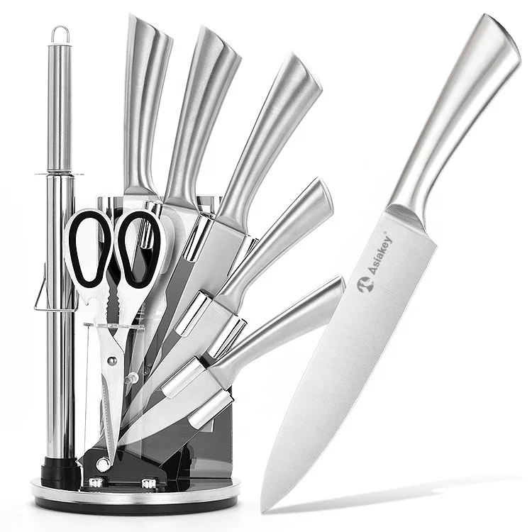 Hot Sales Kitchen Gift Box 8 Pcs High Carbon Stainless Steel Kitchen