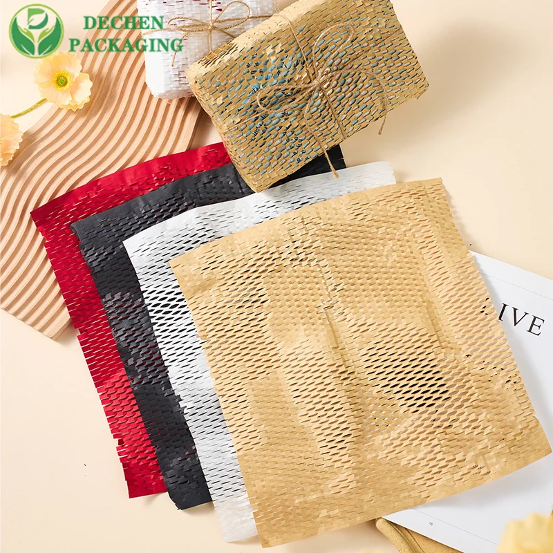Papel de panal blanco para botellas de embalaje de panal de papel
