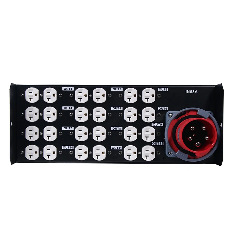 3 Phase Power Distro Power Distributor Controller Distribution Box for Stage Lighting