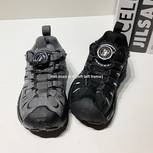 TBS Free Custom New Winter Sports Shoes Boys Girls Fleece-Lined Sneakers Non-Slip Hiking Dirt-Resistant Black Running Shoes