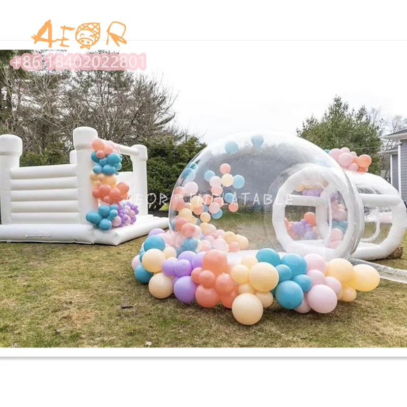 Inflatable Toddler Soft Play Rental Party Event Balloon Bubble House Birthday Rental Kids Bubble Tent Balloon House