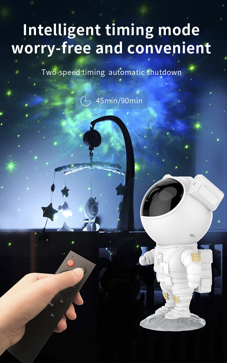 product galaxy light projector for kids star projector moon nebula astronaut shaped light usb astronaut star light projector-38