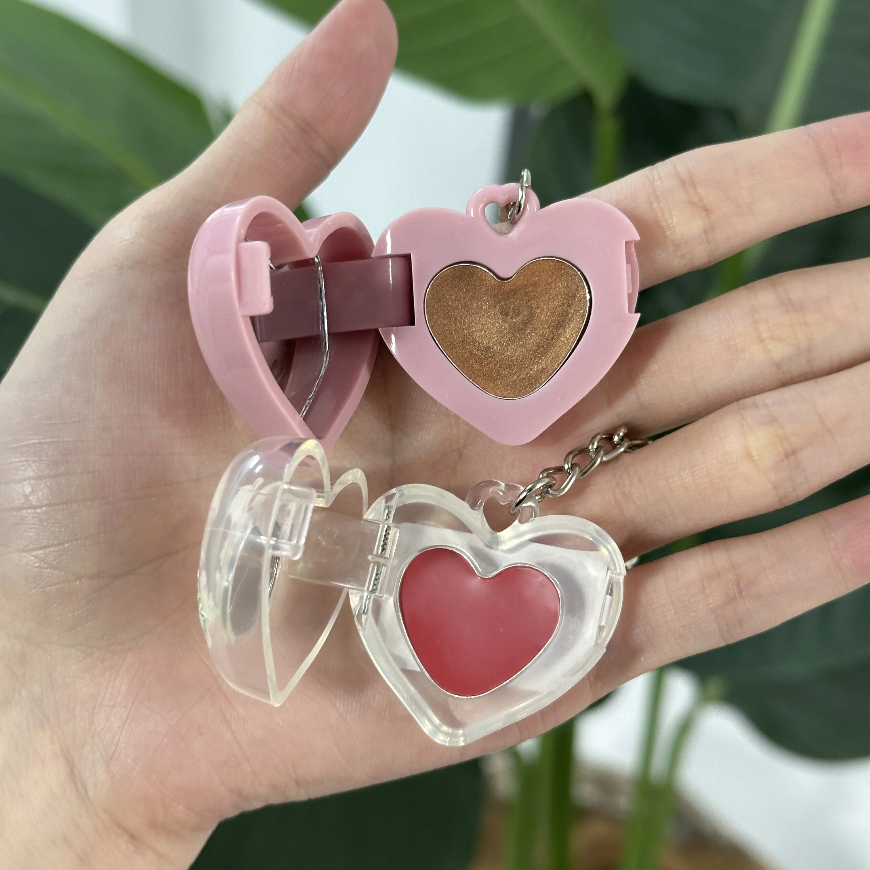 Kaijin PCR Key Chain Heart Shape - Versatile Cosmetic Case