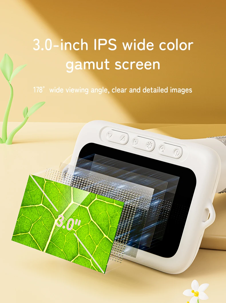 Customizable Handheld 1000X Digital Microscope with 3" Screen - Image 4