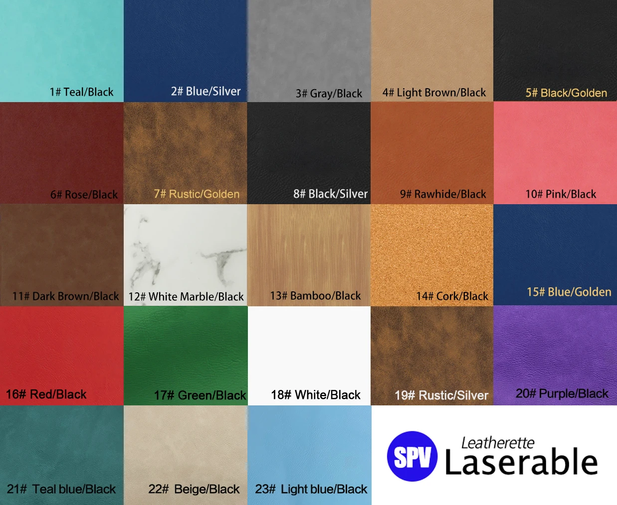 Laserable Leatherette 3 Ring Binders for Laser Engraving Blanks manufacture