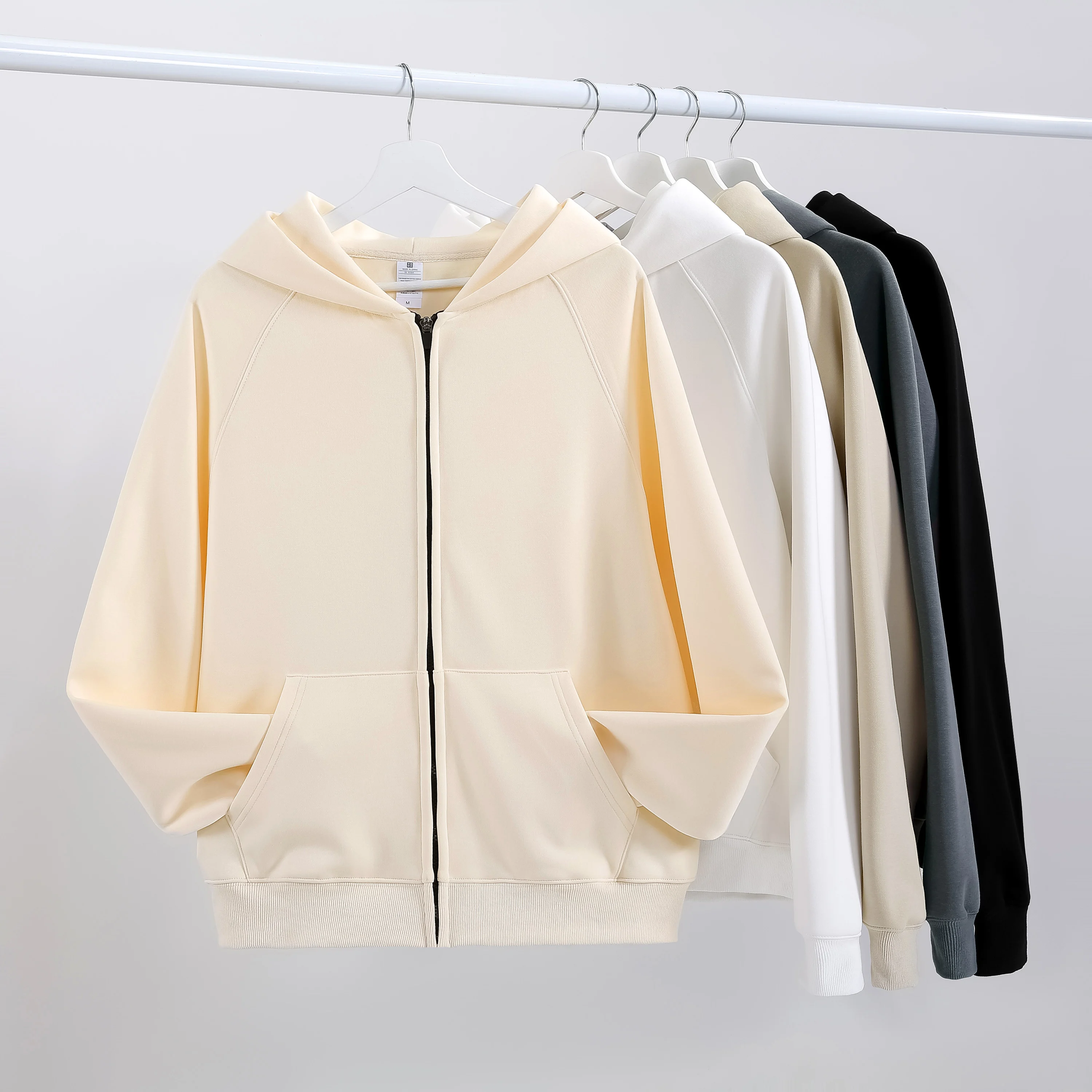 2024 New Men s Blank Solid Colors 600Gsm 100 Cotton Full Zip Up Hoodie Multicolor Basic Style Unisex 2024 New Men s Blank Solid Colors 600Gsm 100 Cotton Full Zip Up Hoodie Multicolor Basic Style Unisex