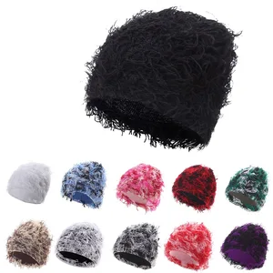 Hot Selling Short Knitted Hat for Autumn and Winter Warmth; Hip-hop Round-top Hat for the Streets