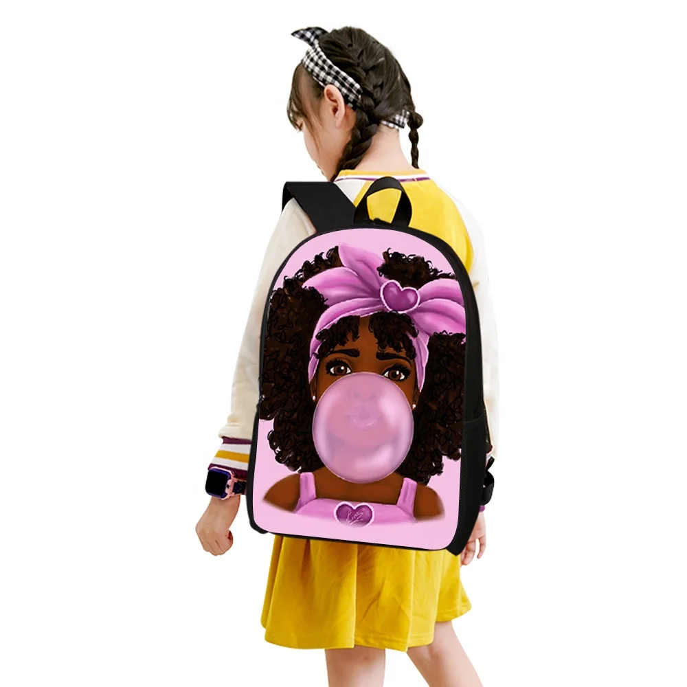 Heat Transfer Logo Printed Blank Backpack School Bag with Lunch Box