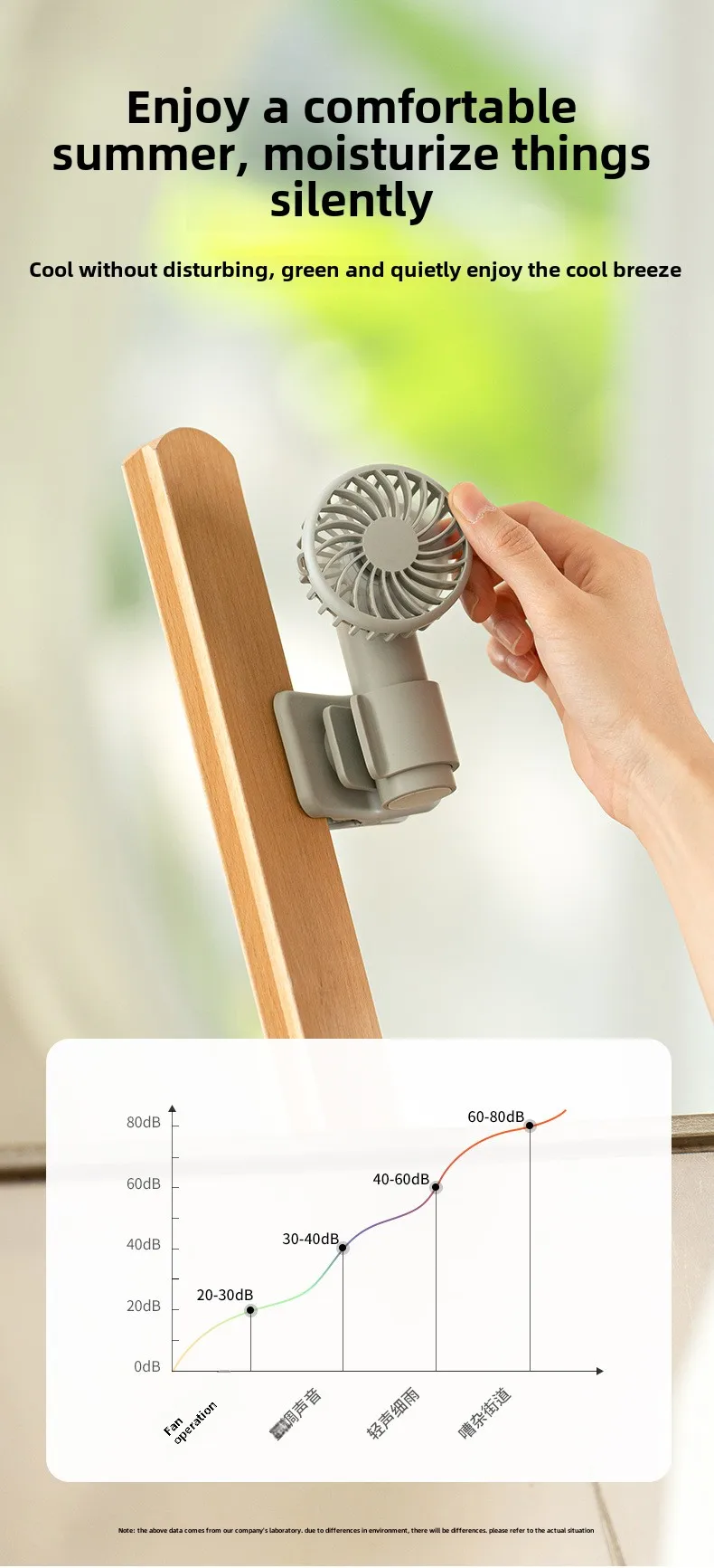 Table Fan, Portable, 5 V, Battery - detail 24