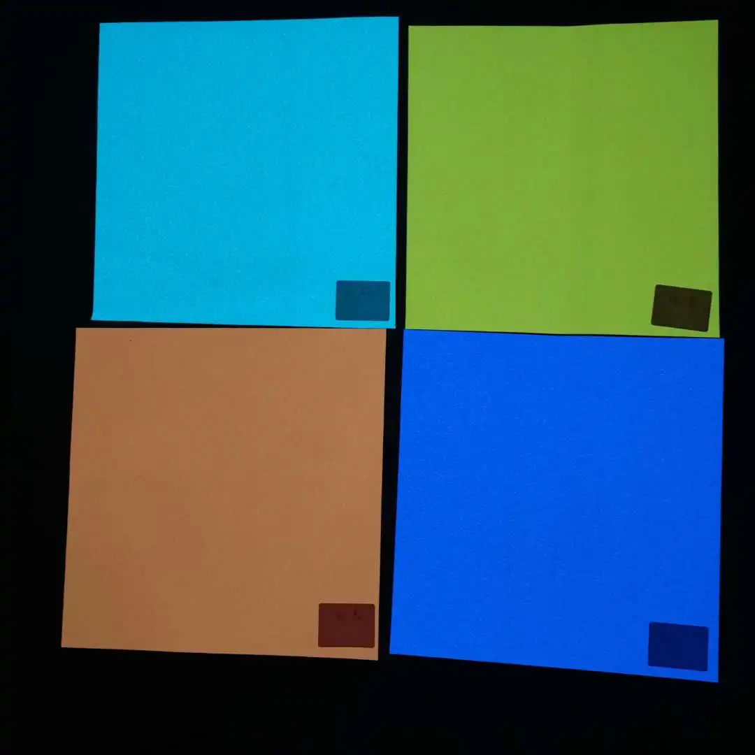 High Visibility Glow in Dark Eco-Friendly Washable 6-8 Hours Polyester Fabric Night Luminous Fluorescence Recycled for Jackets