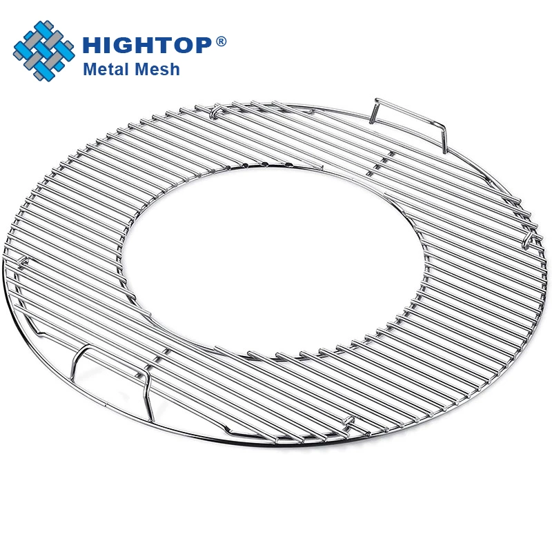 Round Stainless Steel Barbecue Welded Rotating Bbq Grill Mesh Grate