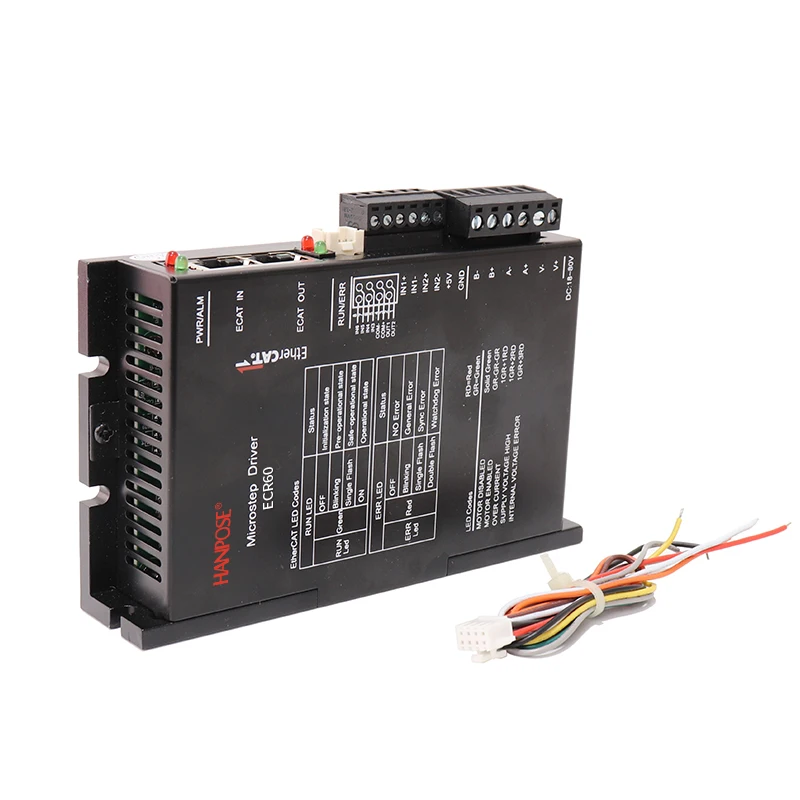 product hanpose ecr42 ecr60 ecr86 86 bus communication control 42 57 stepper motor driver io port ethercat communication-5