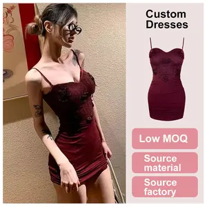 Womens Dresses Wholesale Supplier Custom Strapless Sleeveless Mini Eco-Friendly Evening Dresses ODM Elegant Party Casual Summer