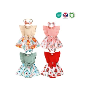 Ribbed Baby Clothes Cotton Romper Toddler Rompers One Pieces Playsuits Jumpsuit 2PCS Plain Baby Rompers