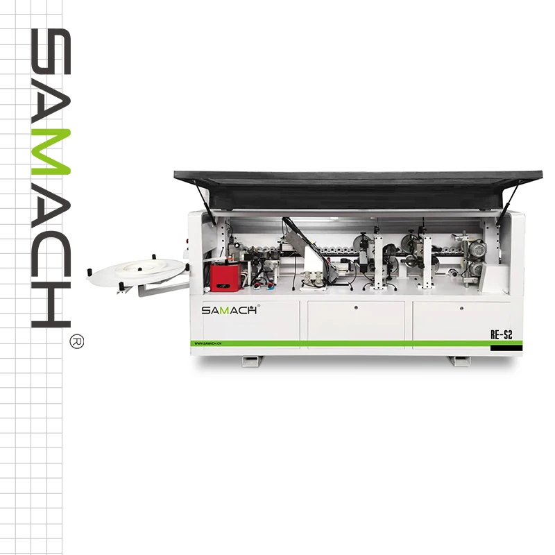 SAMACH Wood Based Panels Edgebander Machine Small Automatic Edge Banding Machine