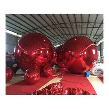PVC Factory Sale Top quality event party Colorful Inflatable Mirror Balloon For Decoration