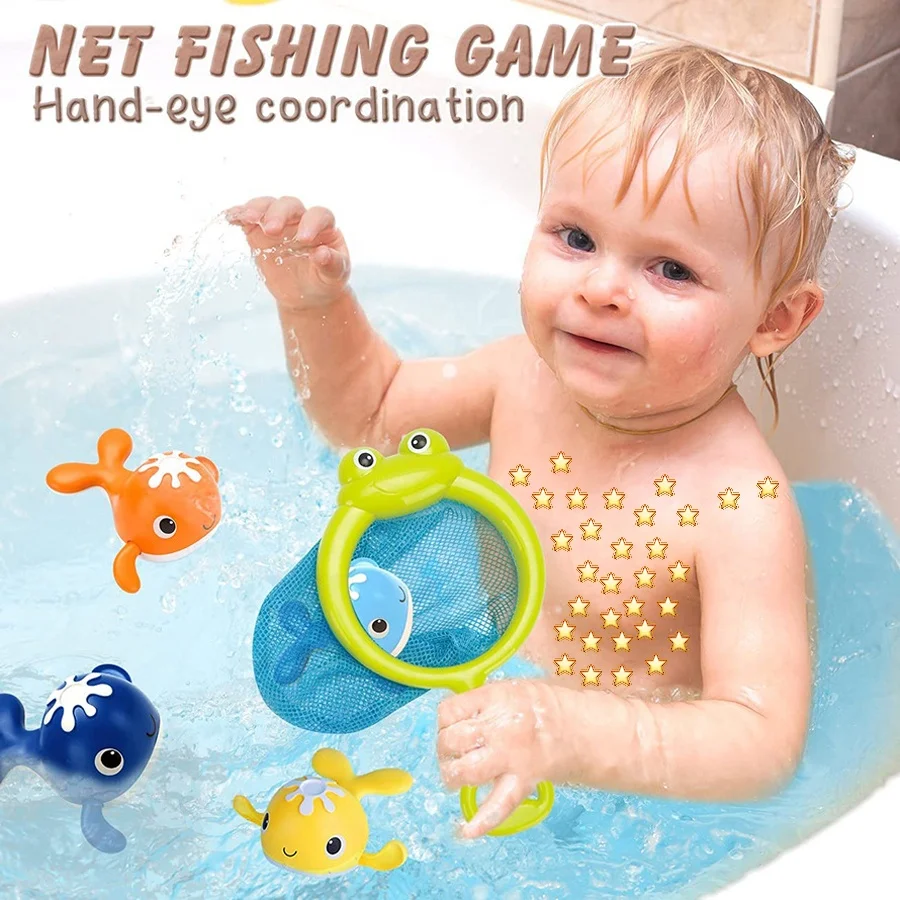 bathtub fishing pole Little Fisher's Kit | Play Set Toss the hook into the tub and feel around for the fish High Quality Bathtub Fishing Toy