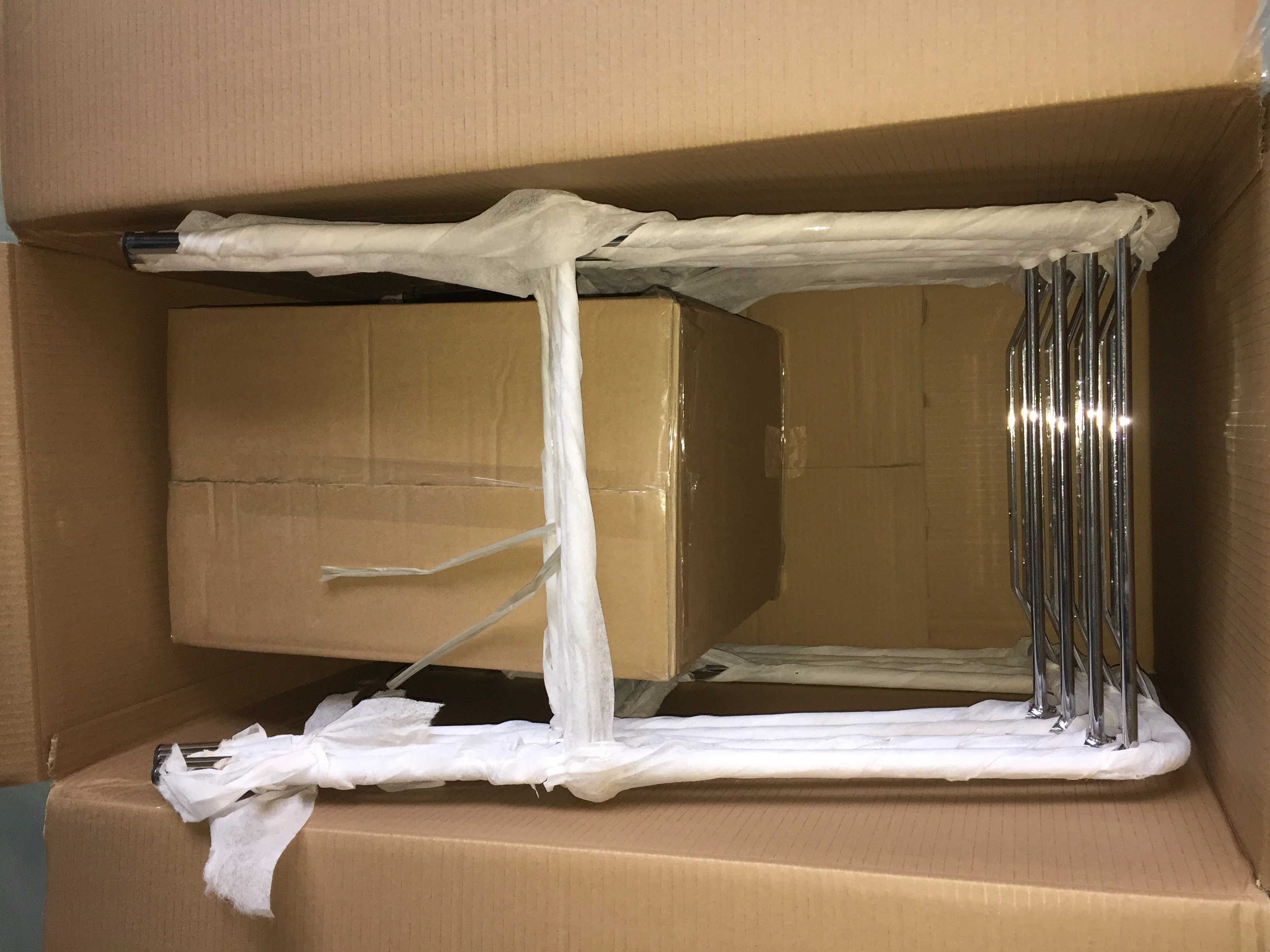 LK-3308 Promotion Stackable Metal Frame High bar Chair for Table